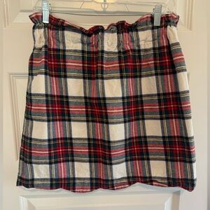 Lauren James Plaid Mini Skirt